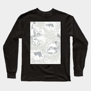 Feeding Da Caddy - Misty Grey Long Sleeve T-Shirt